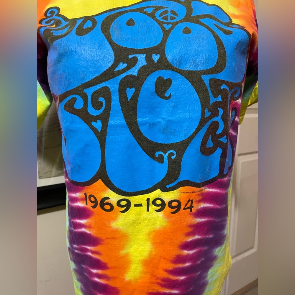 Authentic Woodstock 1994 Vintage Original Tie-Dye T-shirt